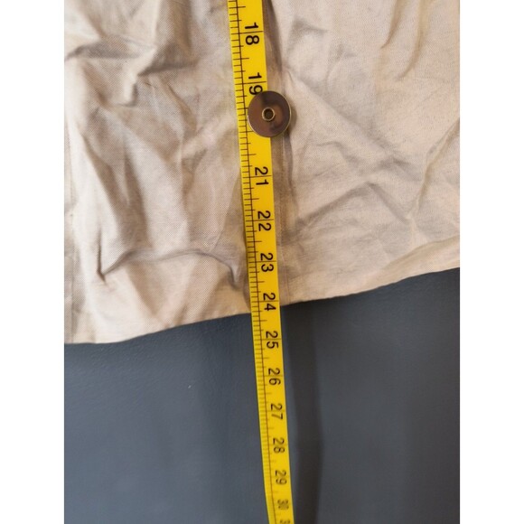 H&M Linen Blend Open Front Business Casual Blazer Jacket Women's Size 8 - Picture 3 of 5